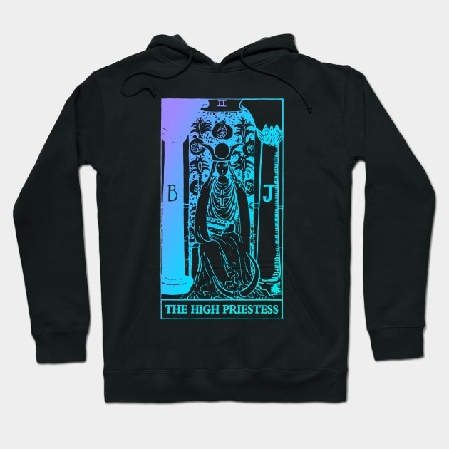 The High Priestess Tarot Card Rider Waite Hoodie by srojas26